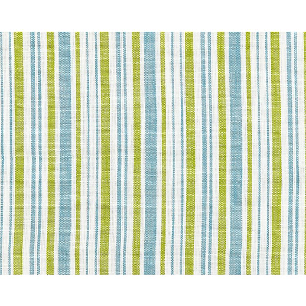 Scalamandre SC 000327116 Chatham Stripes & Plaids Pembroke Stripe Fabric in Ocean Palm
