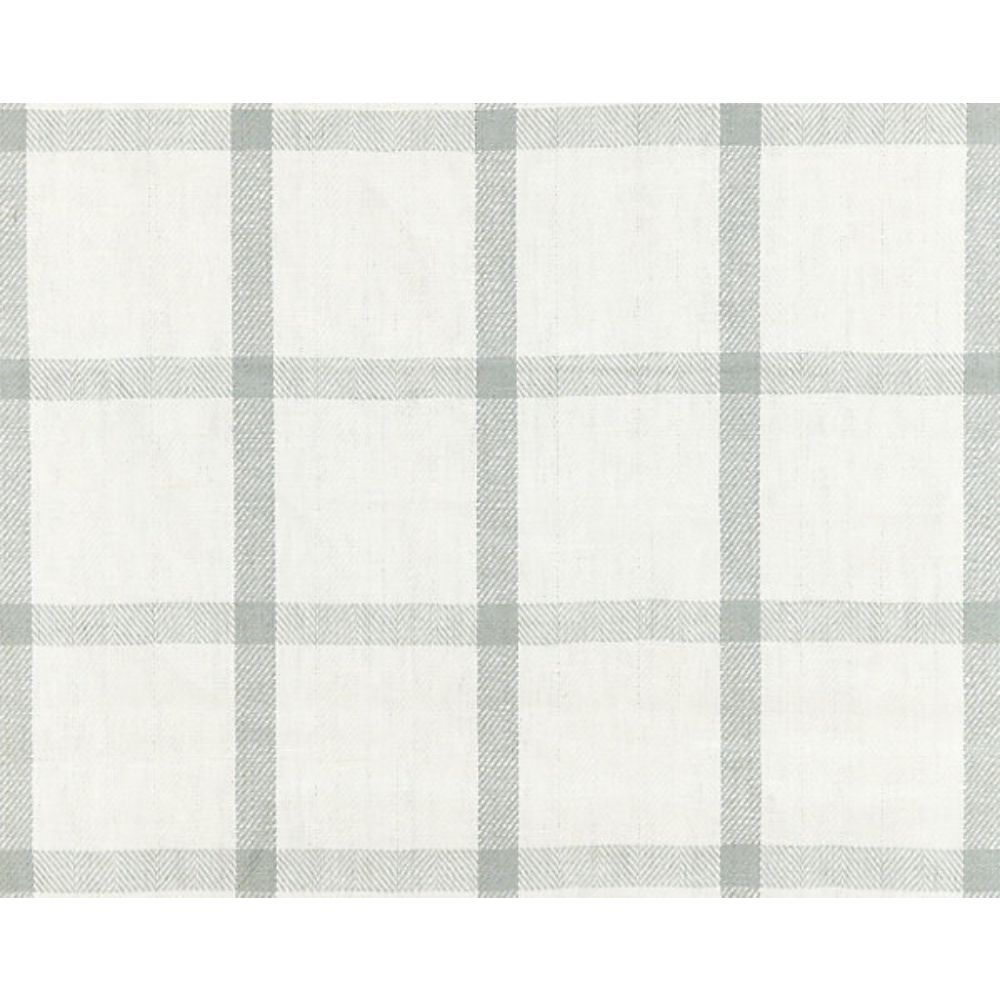 Scalamandre SC 000327152 Chatham Stripes & Plaids Wilton Linen Check Fabric in Mineral