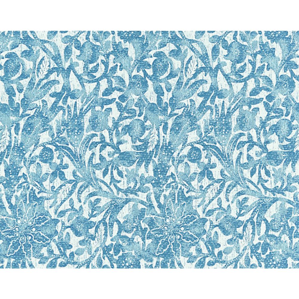 Scalamandre SC 000327195 Isola Bali Floral Fabric in Caribe