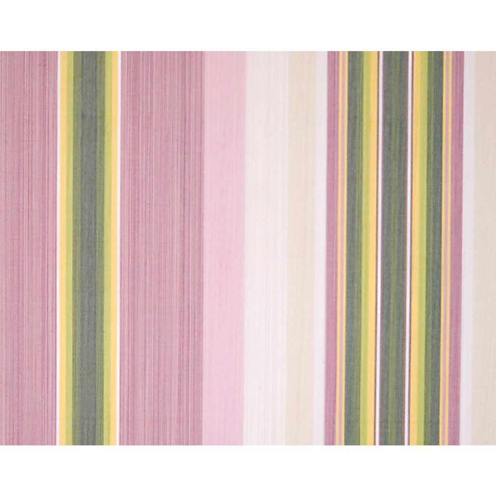 Scalamandre SC 000390010M Simbolo Fabric in Creams Greens & Lavenders