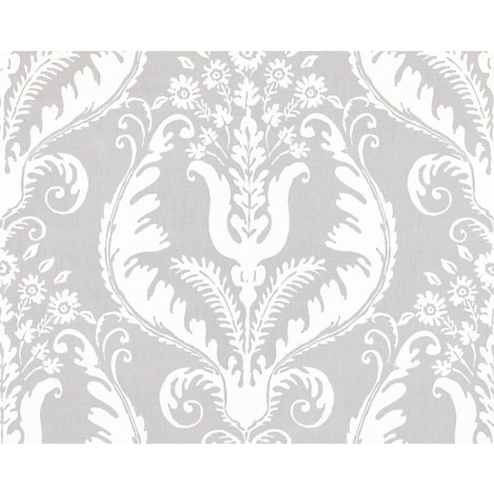 Scalamandre SC 000416597 Botanica Primavera Fabric in French Grey