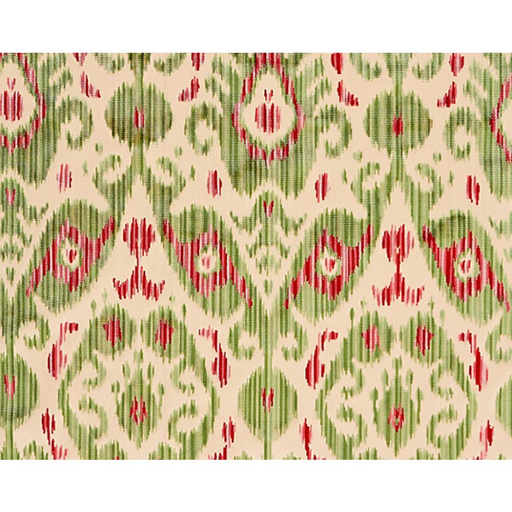 Scalamandre SC 000427015 Oriana Tashkent Velvet Fabric in Spring Green