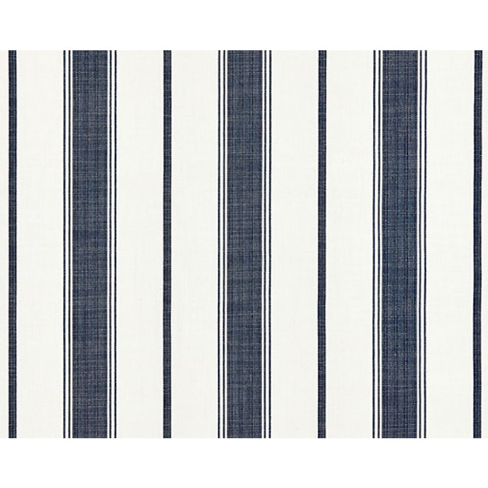Scalamandre SC 000427110 Chatham Stripes & Plaids Sconset Stripe Fabric in Indigo