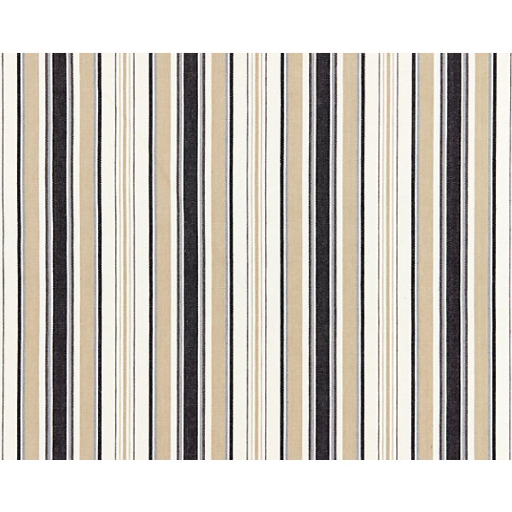 Scalamandre SC 000427113 Chatham Stripes & Plaids Andover Cotton Stripe Fabric in Stone