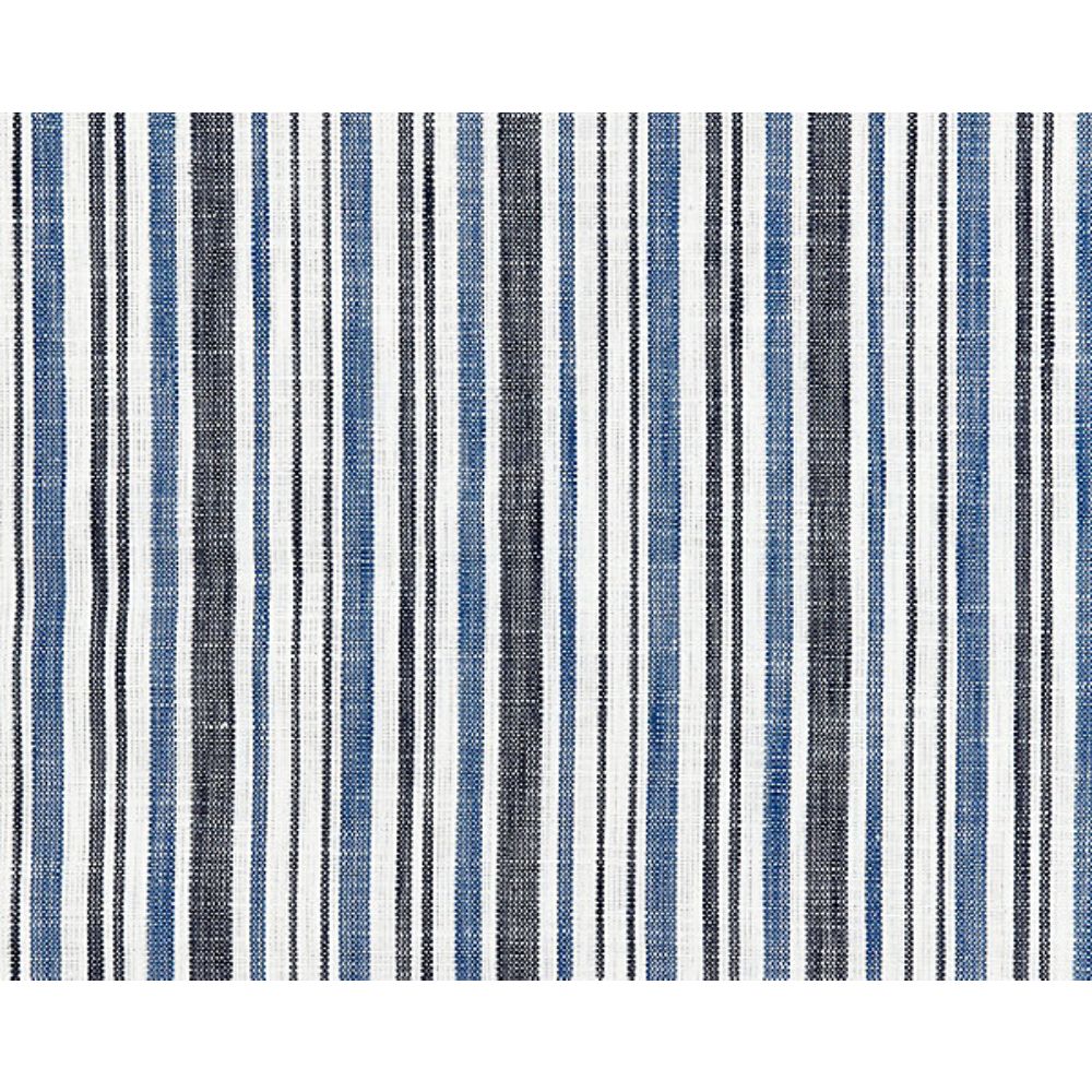 Scalamandre SC 000427116 Chatham Stripes & Plaids Pembroke Stripe Fabric in Marine Blue