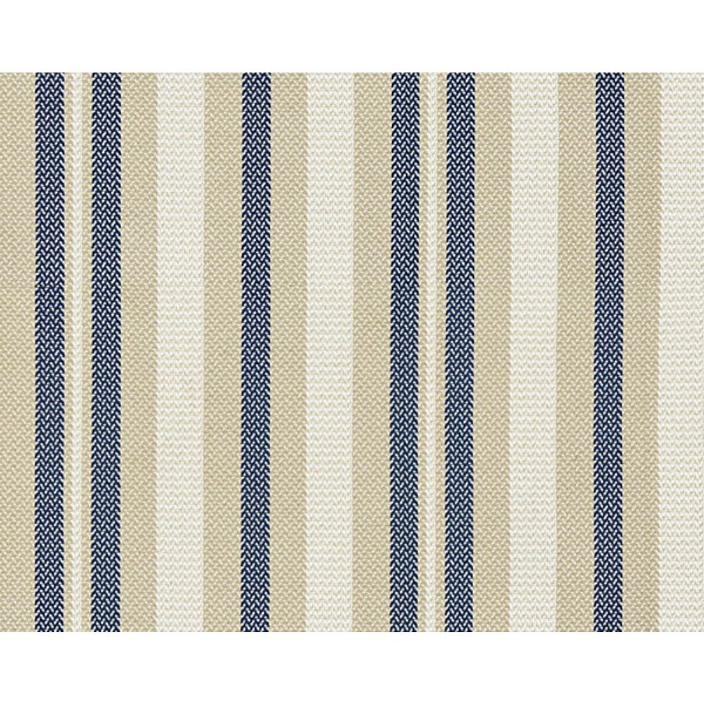Scalamandre SC 000427188 Isola Santorini Stripe Fabric in Indigo