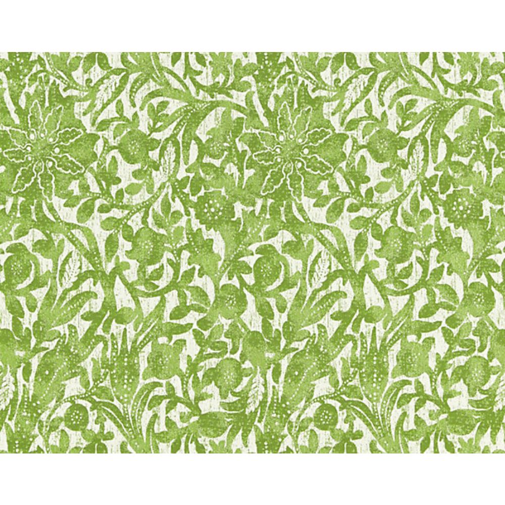 Scalamandre SC 000427195 Isola Bali Floral Fabric in Palm