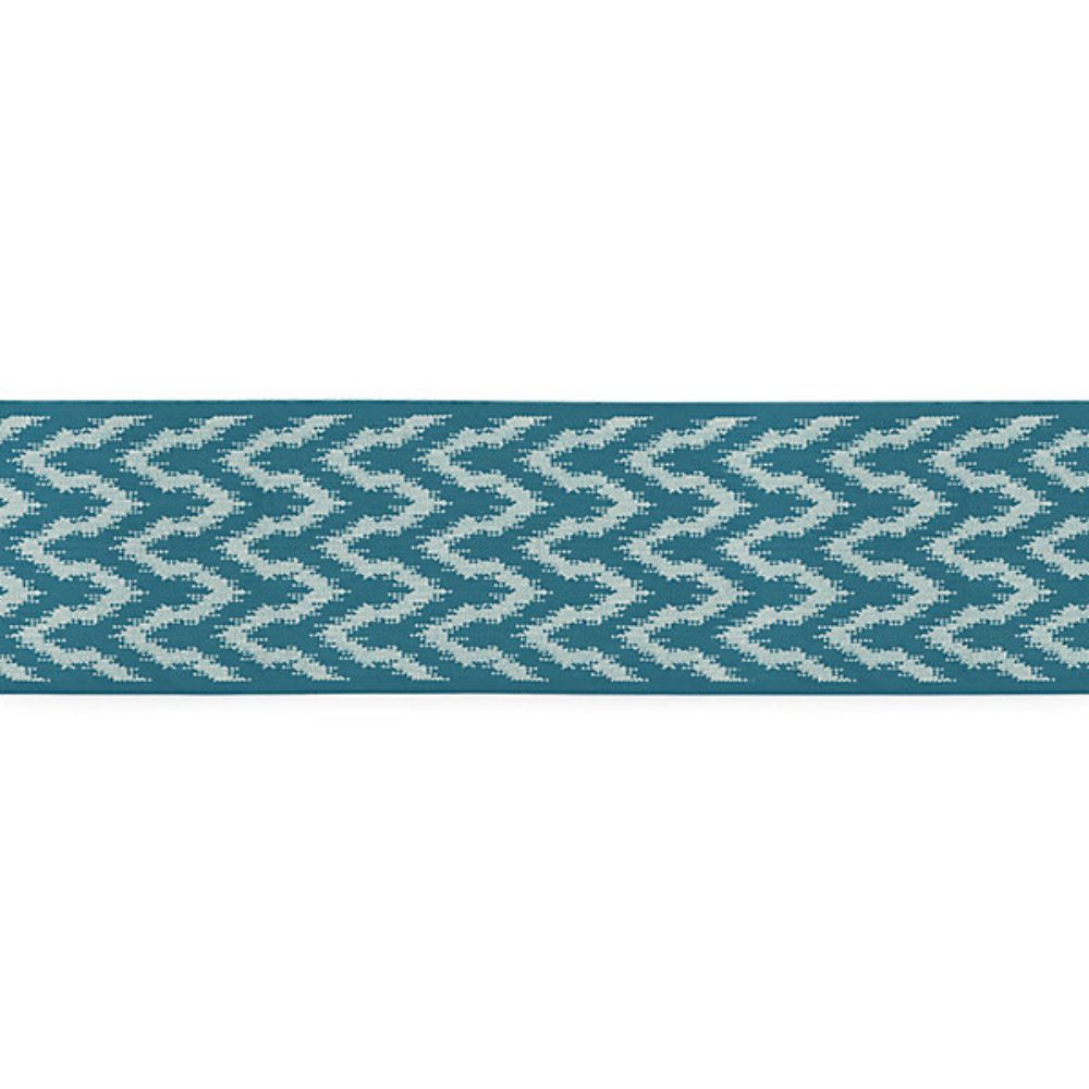 Scalamandre SC 0004T3309 Isola Seychelles Tape Trimming in Turquoise