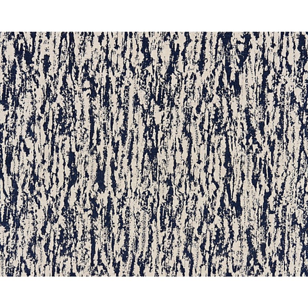 Scalamandre SC 000516599 Modern Luxury Sequoia Linen Print Fabric in Indigo