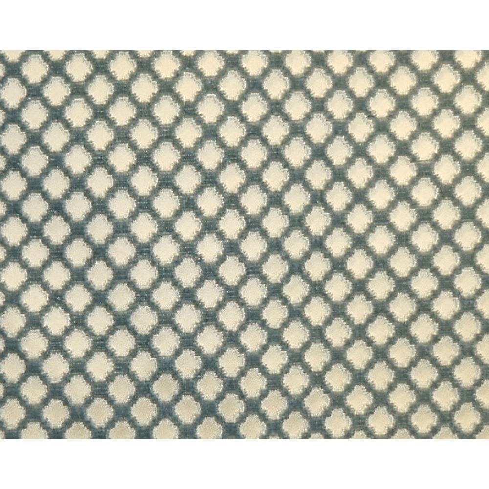 Scalamandre SC 000526692 Pomfret Fabric in Blue On Beige