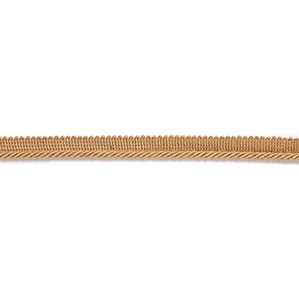 Scalamandre SC 0005C304 Hamptons Millstone Twisted Cord Trimming in Camel