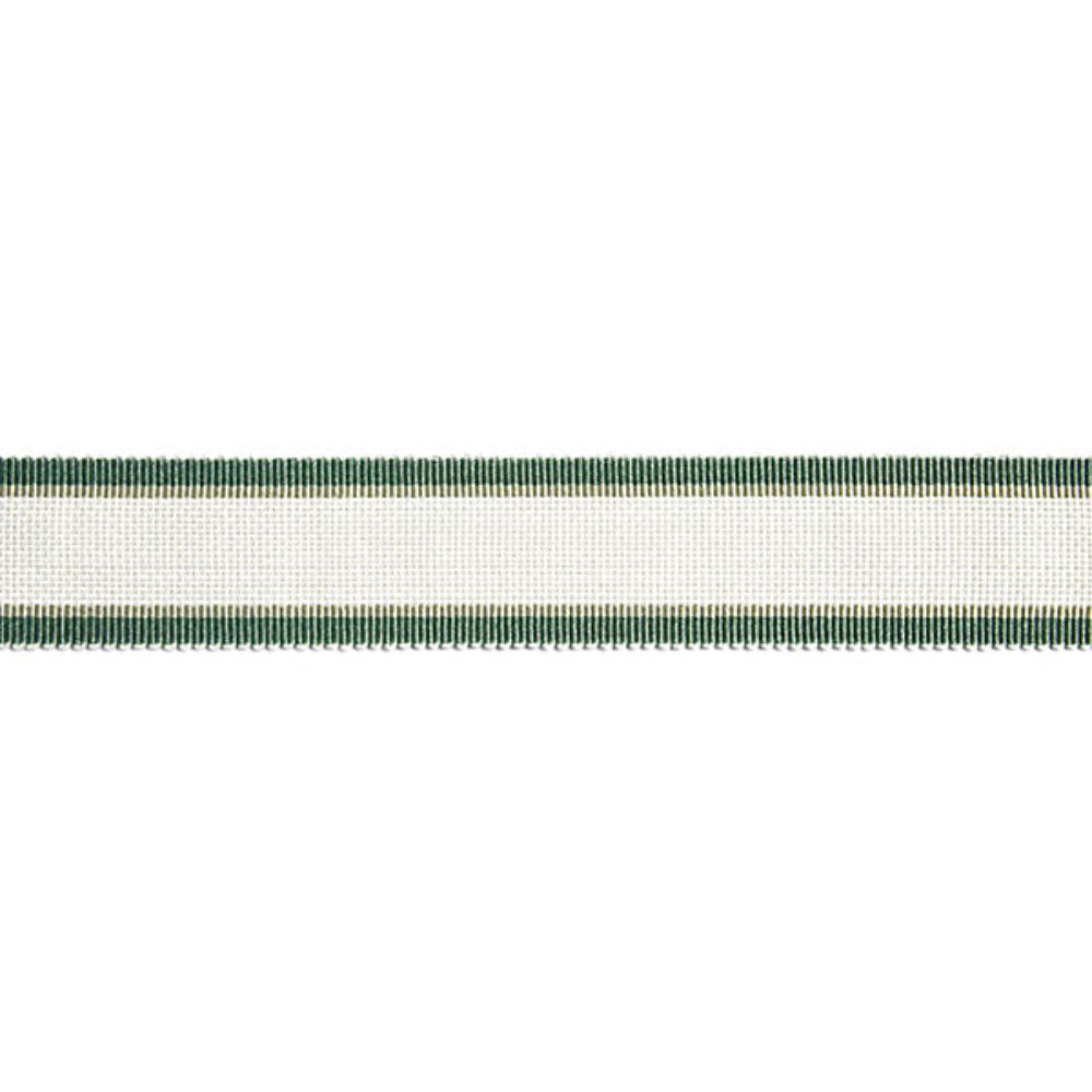 Scalamandre SC 0005V1249 Novanta Passementerie Odeon Shimmer Braid Trimming in Ivy