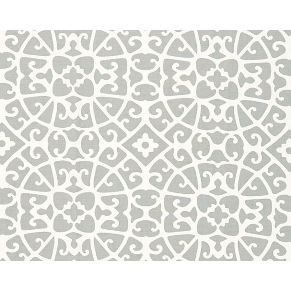Scalamandre SC 000616559 Oriana Anshun Lattice Fabric in Pewter