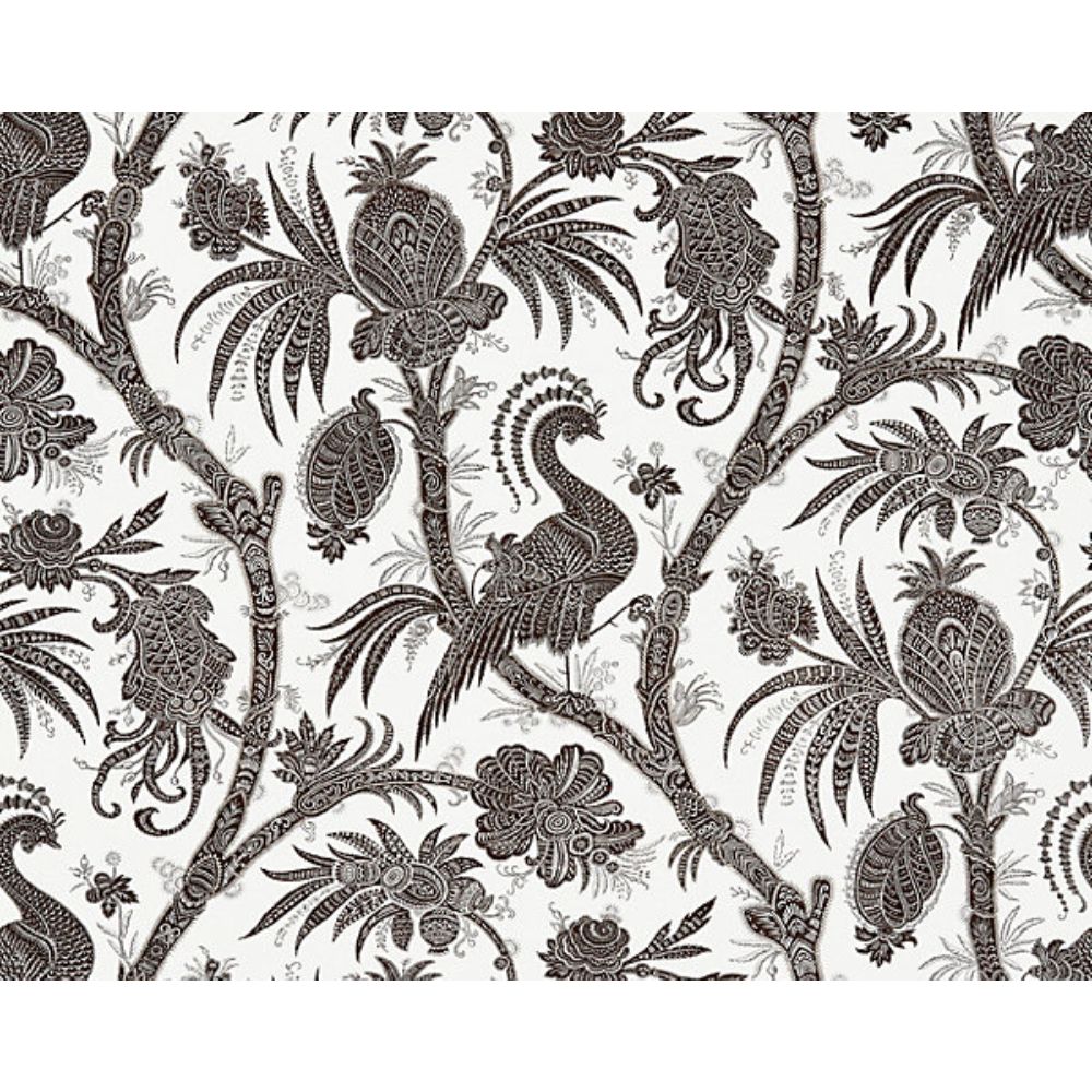 Scalamandre SC 000616575 Oriana Balinese Peacock Fabric in Java