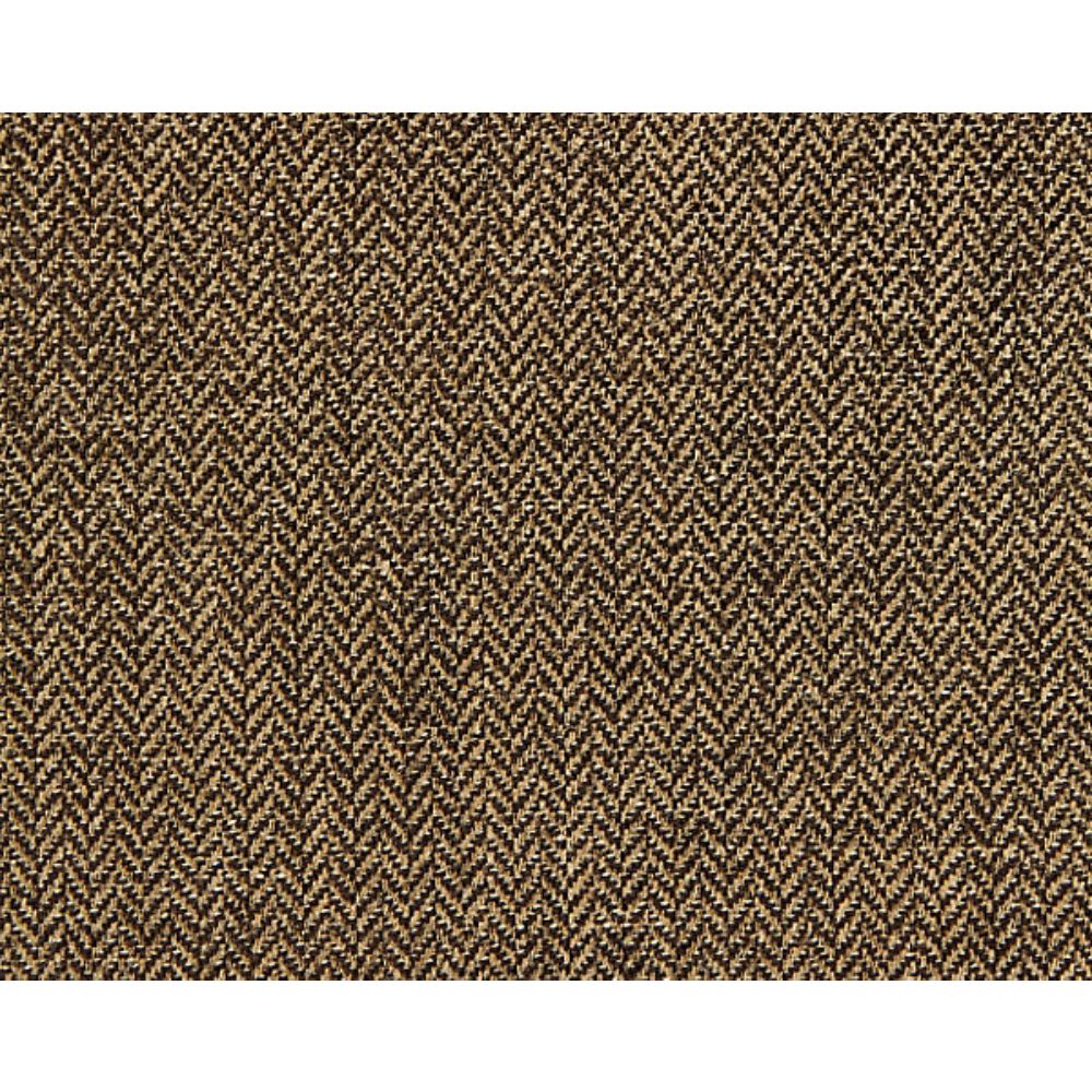 Scalamandre SC 000627006 Oriana Oxford Herringbone Weave Fabric in Espresso