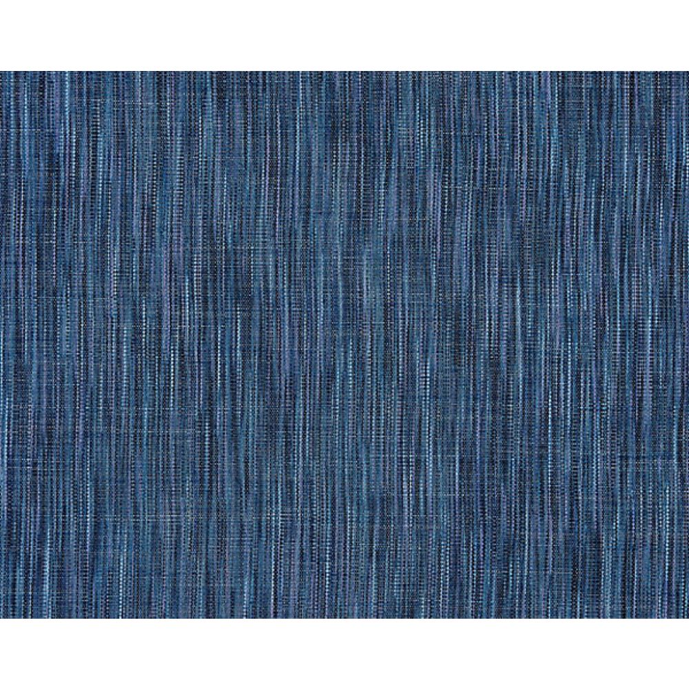 Scalamandre SC 000627095 Merchante Sutton Strie Weave Fabric in Indigo