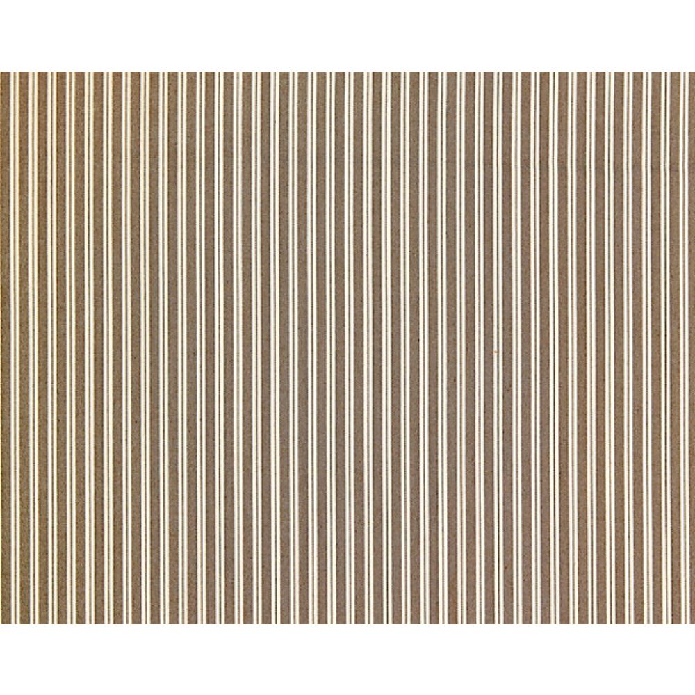 Scalamandre SC 000636395 Chatham Stripes & Plaids Kent Stripe Fabric in Sepia