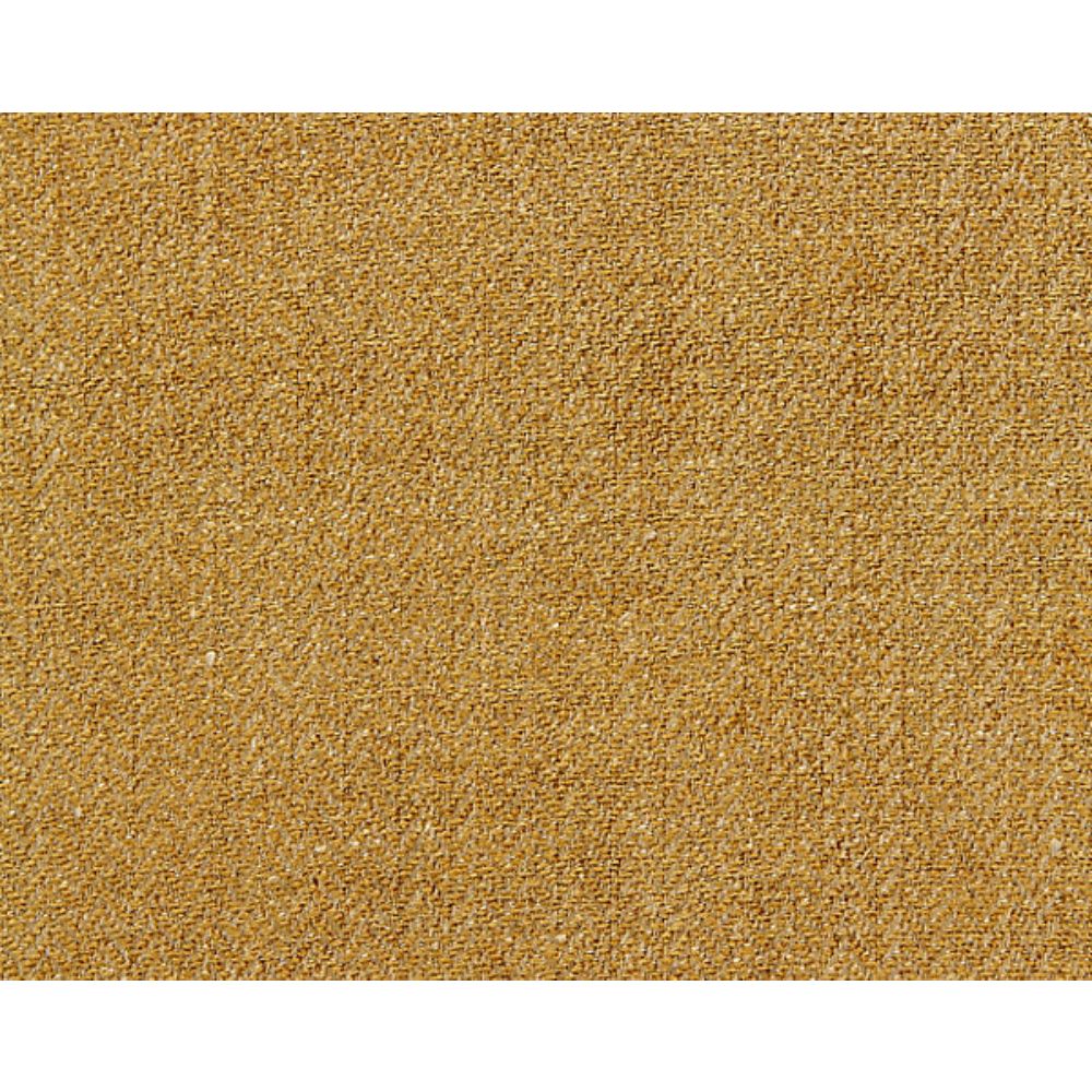 Scalamandre SC 000727006 Oriana Oxford Herringbone Weave Fabric in Brass