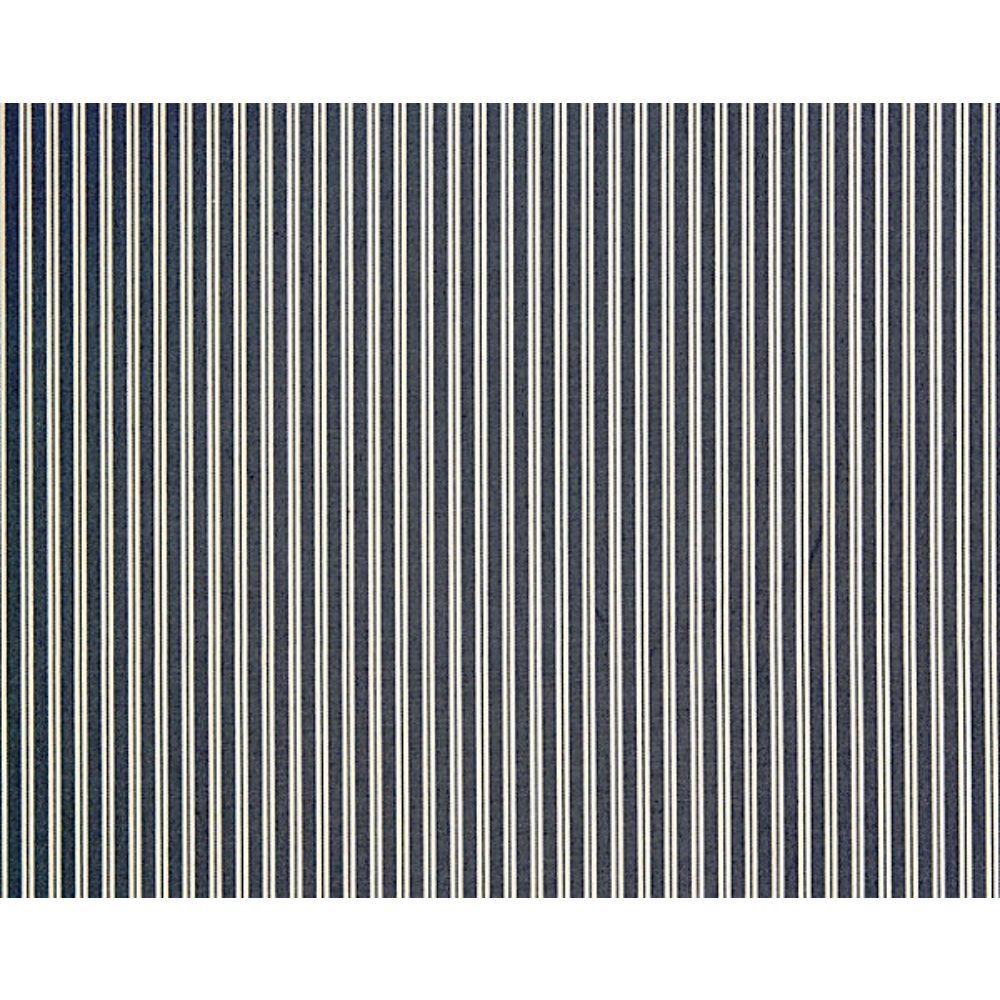 Scalamandre SC 000736395 Chatham Stripes & Plaids Kent Stripe Fabric in Indigo