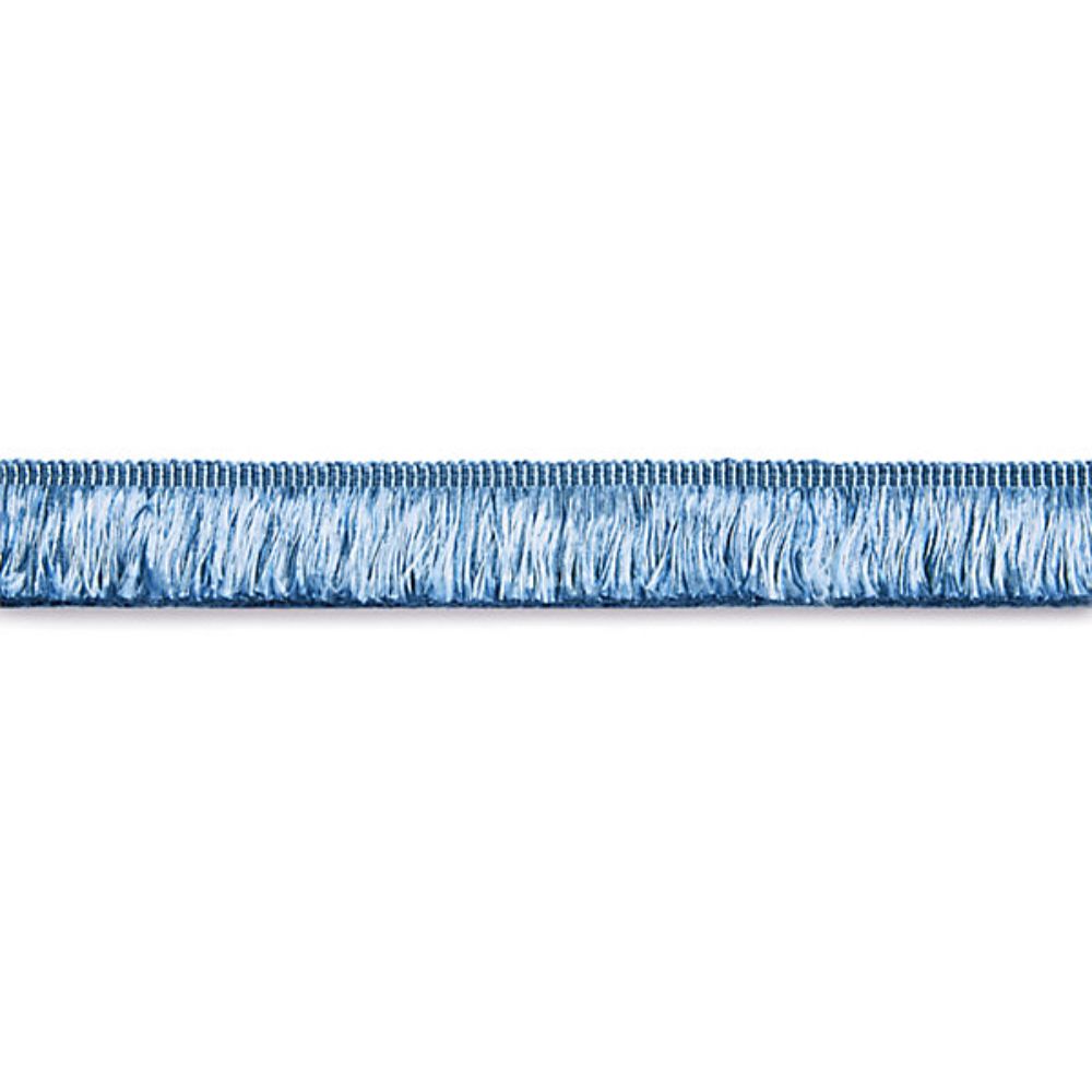 Scalamandre SC 0008FC1497 Novanta Passementerie Gripsholm Brush Fringe Trimming in Blue Jay