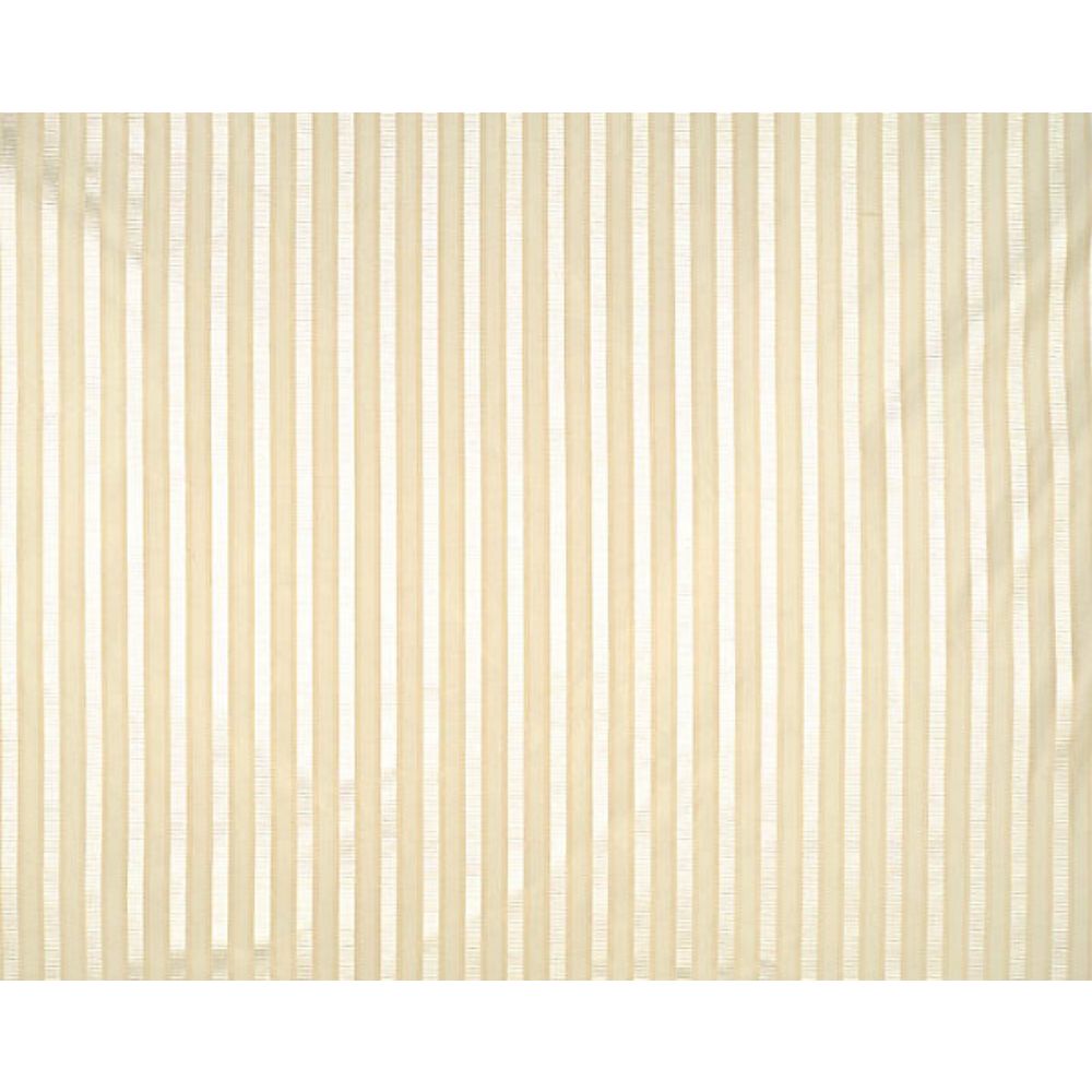 Scalamandre SC 0012121M Shirred Stripe Fabric in Oyster White