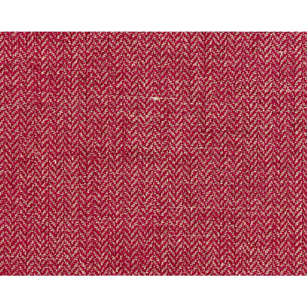Scalamandre SC 001227006 Oriana Oxford Herringbone Weave Fabric in Fuchsia