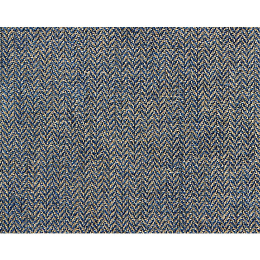 Scalamandre SC 001627006 Oriana Oxford Herringbone Weave Fabric in Denim
