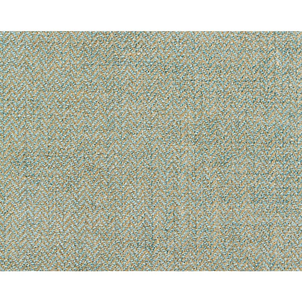 Scalamandre SC 002027006 Oriana Oxford Herringbone Weave Fabric in Aquamarine