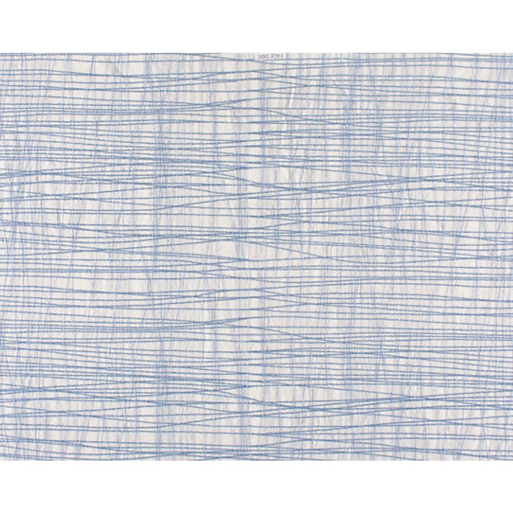 Scalamandre SI 0004GUIF Sketchpad Guiford Fabric in Light Blue