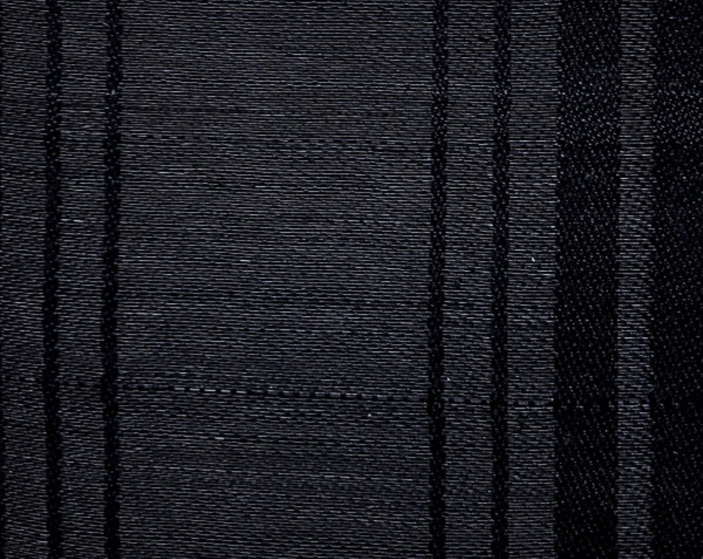 Scalamandre SK 00010100 Ardennais Silk Horsehair Fabric in Black
