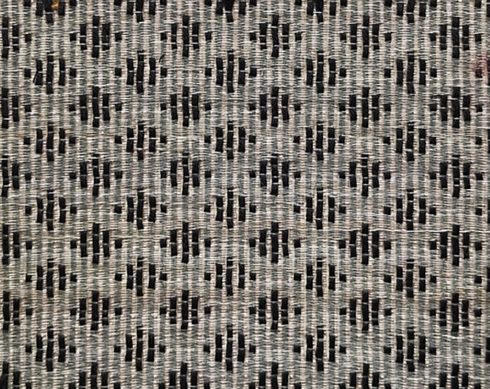 Scalamandre SK 00270613 Appaloosa Horsehair Fabric in Gray / Black