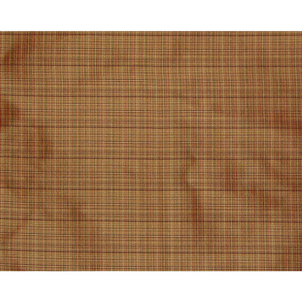 Scalamandre SQ 00044308 T & A Check Fabric in Cinnabar