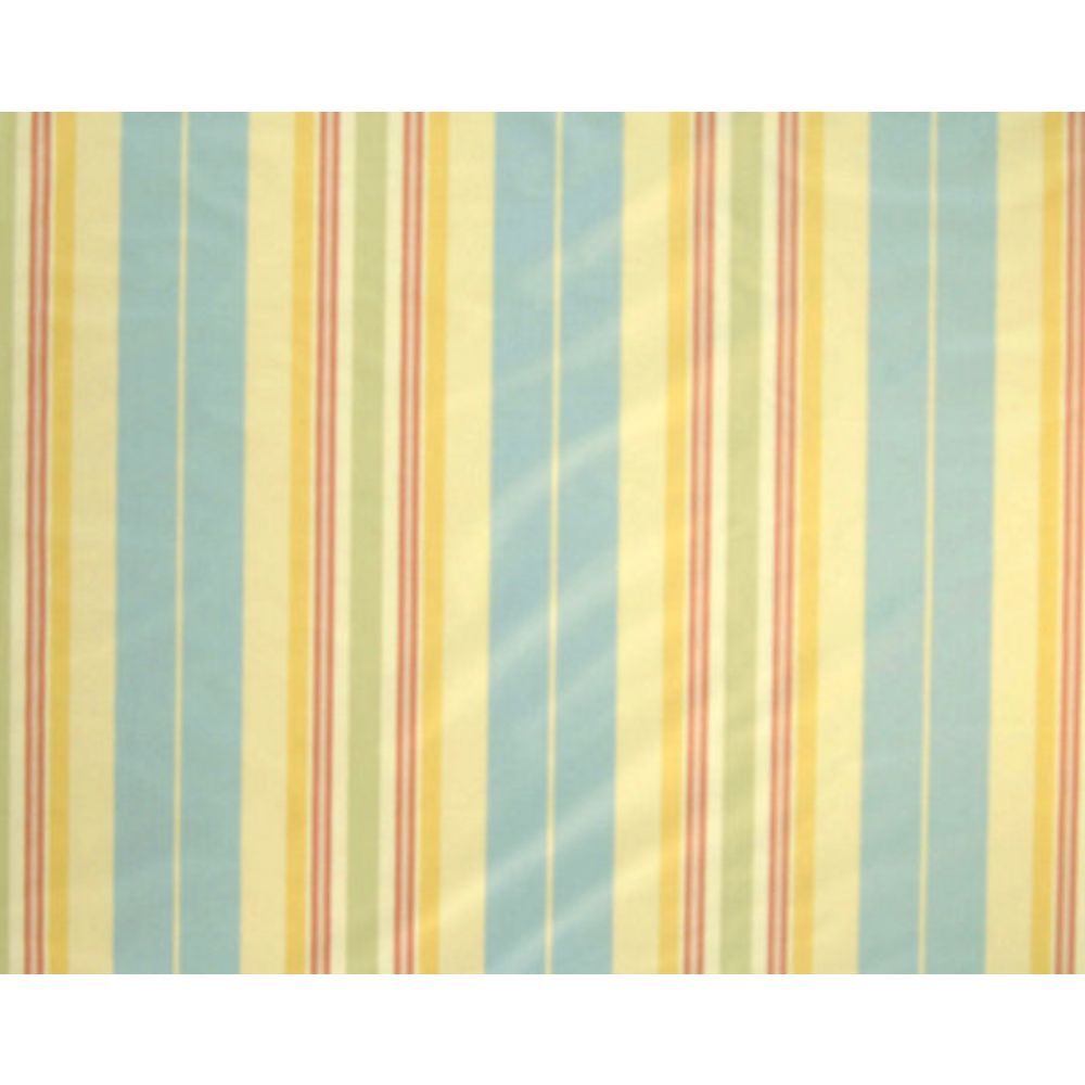 Scalamandre TT 00010024 Ashley Stripe Fabric in Blue Gold & Beige