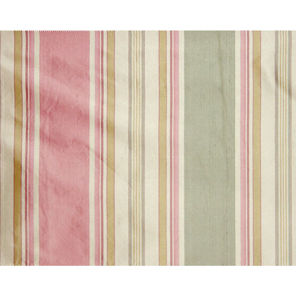 Scalamandre TT 00012003 Ariel Stripe Fabric in Strawberry Caramel