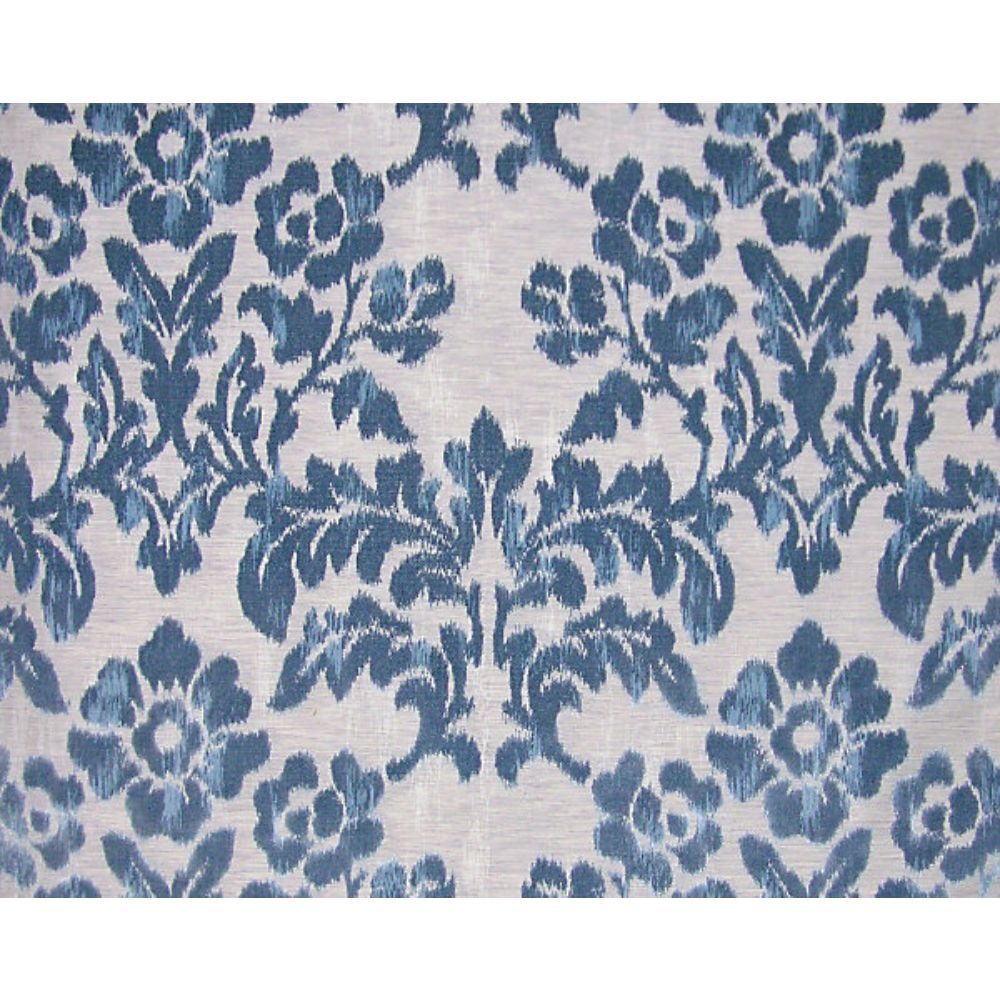 Scalamandre V1 0002IBIZ Varala Fabric in Tahoe Blue