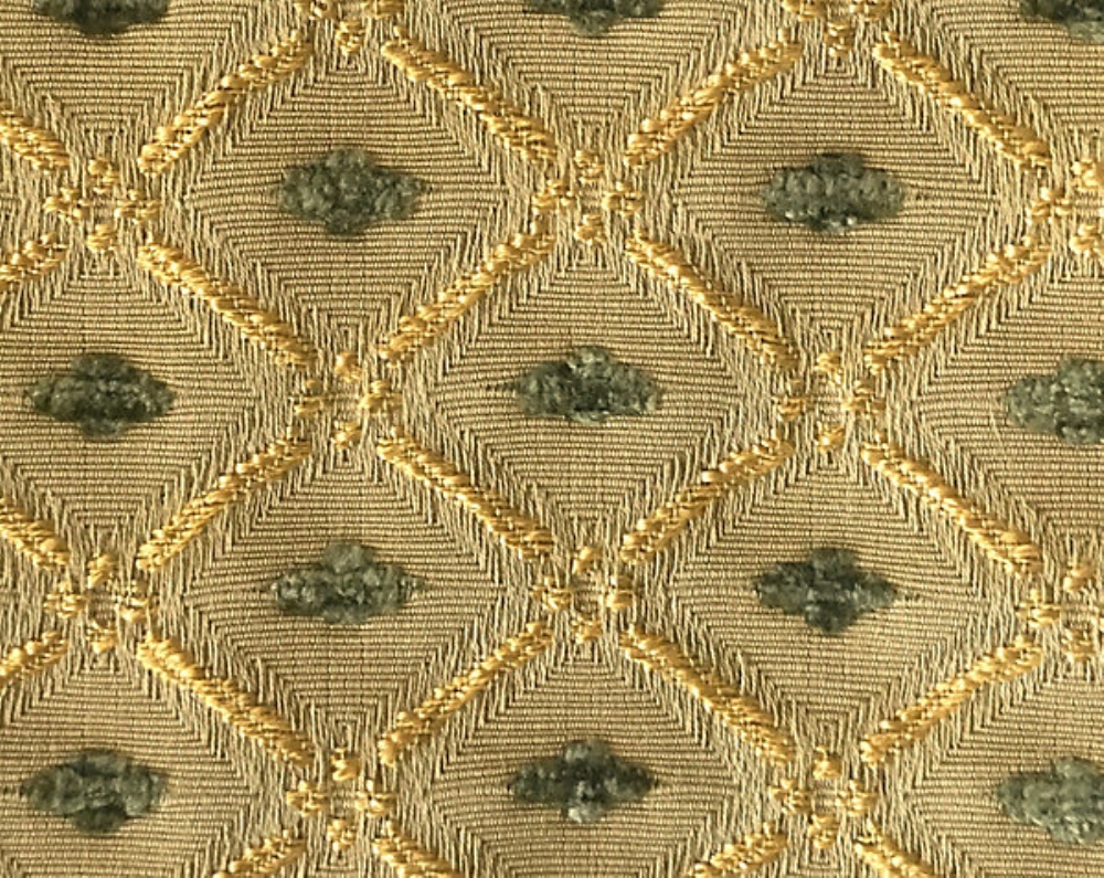 Scalamandre VG 00140126 Jewel Tones Fabric in Olive