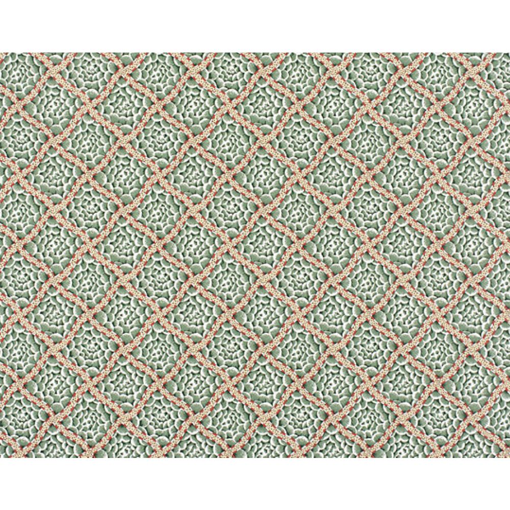 Scalamandre WHF0001BECK Fonthill Classics Beckford Wallcovering in Green