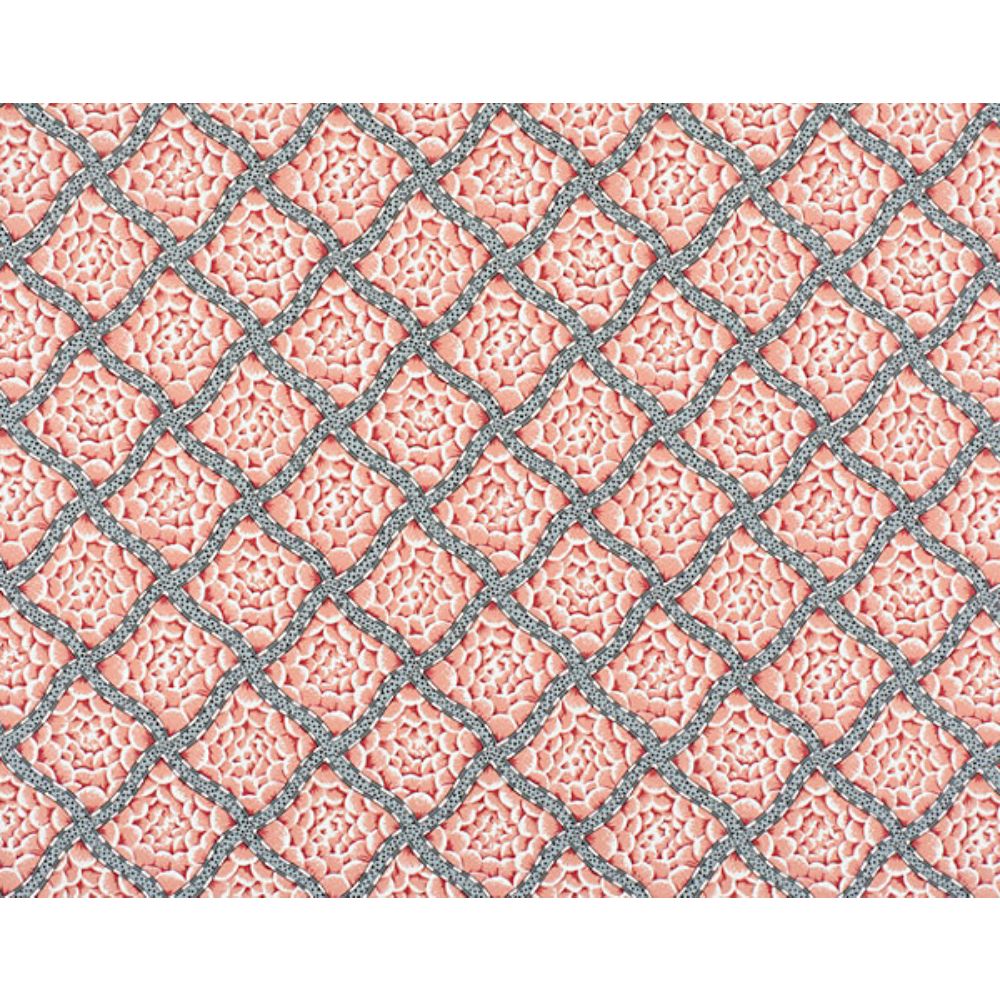 Scalamandre WHF0003BECK Fonthill Classics Beckford Wallcovering in Rose