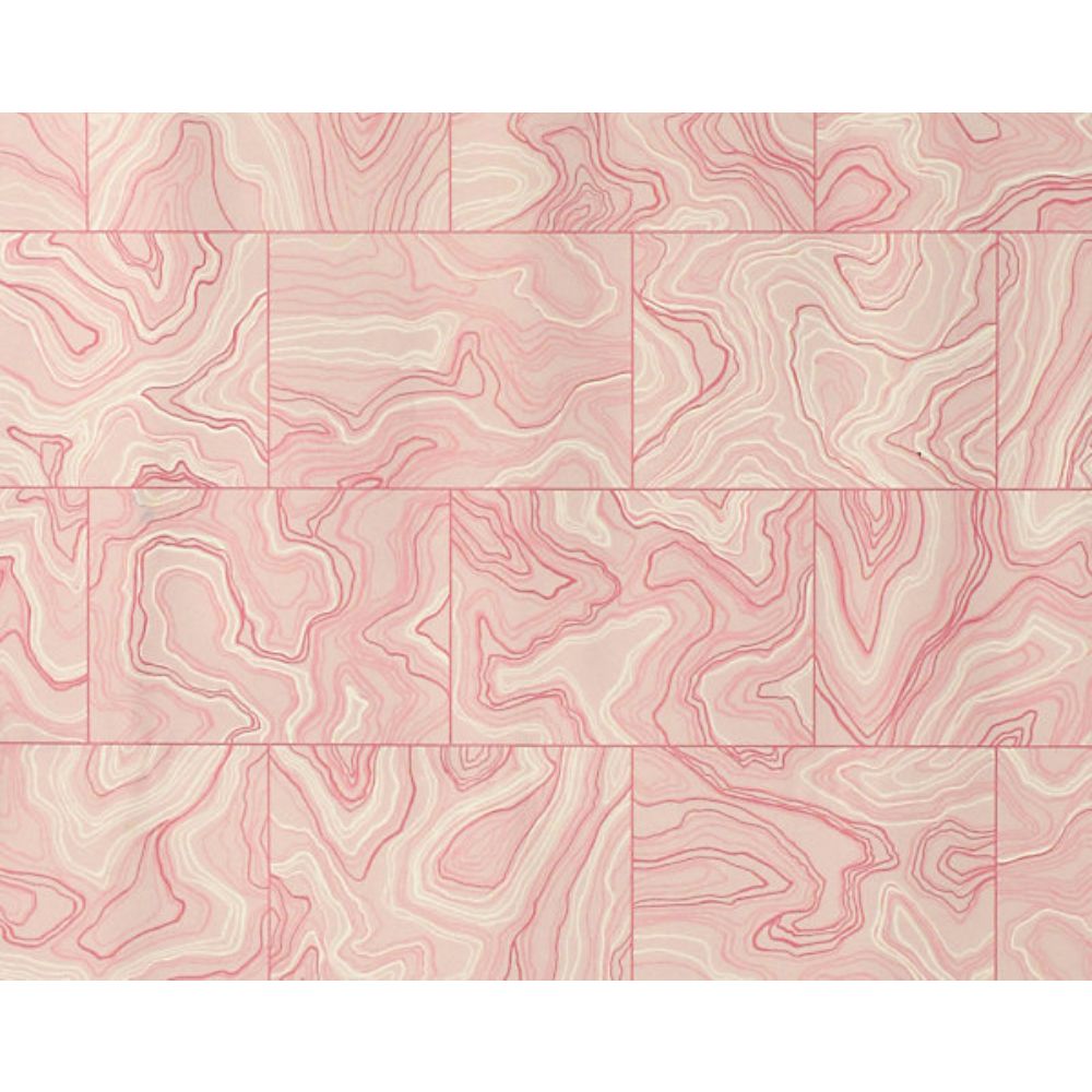 Scalamandre WHF0004HERM Fonthill Classics Hermitage Wallcovering in Rose Quartz