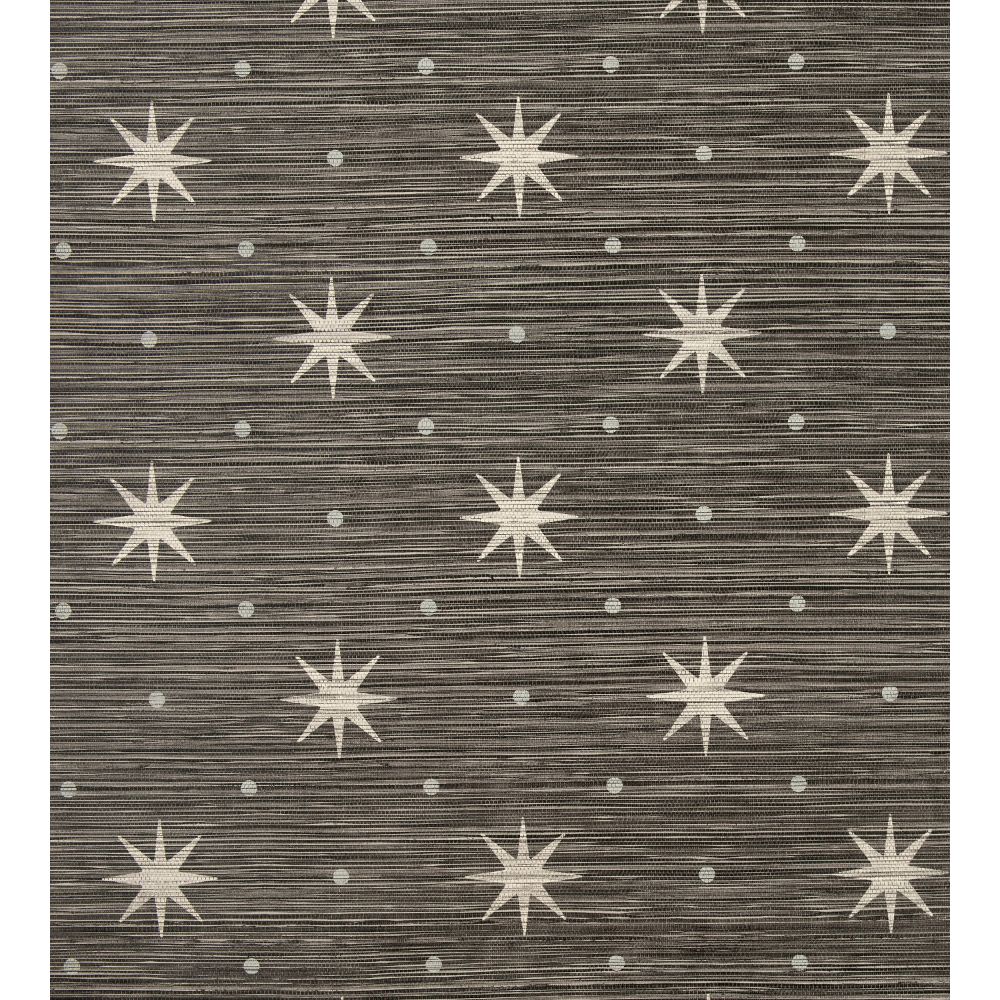 Scalamandre WHN000544002 Big Trixie Wallcovering in Black