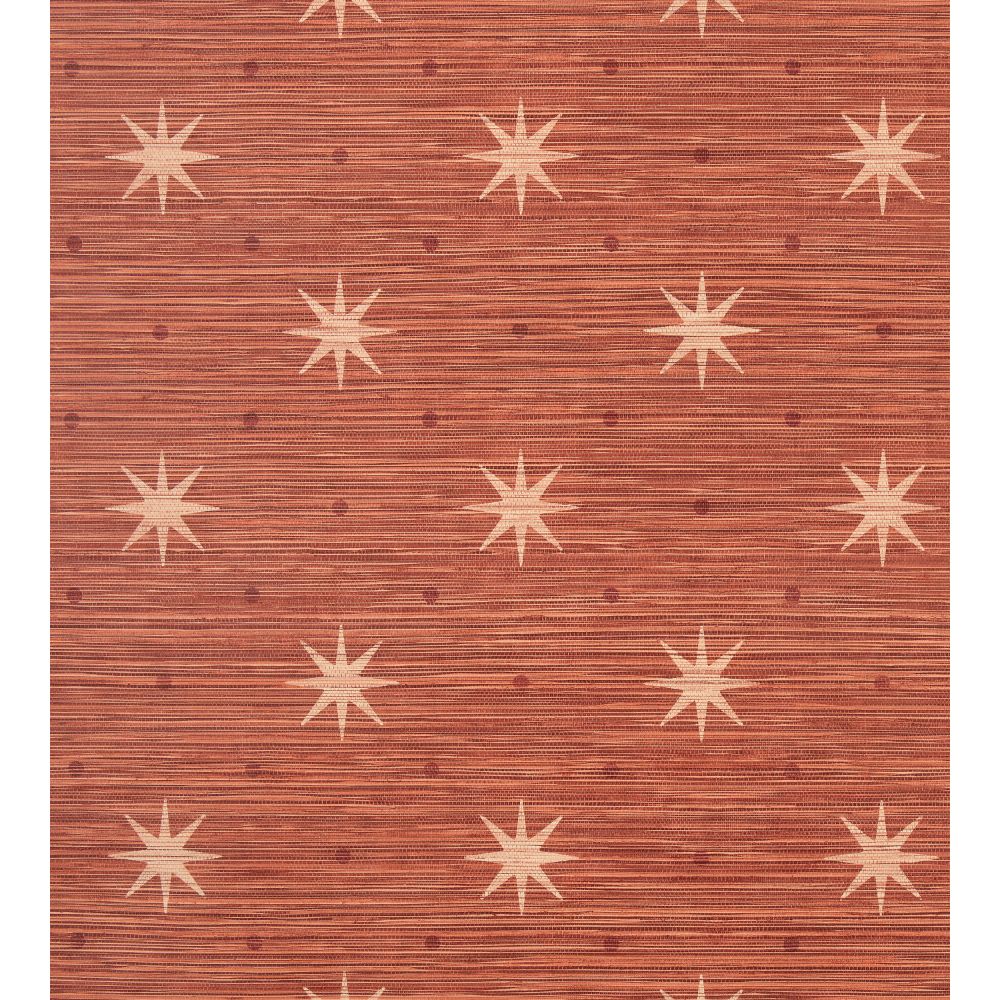 Scalamandre WHN000744002 Big Trixie Wallcovering in Red