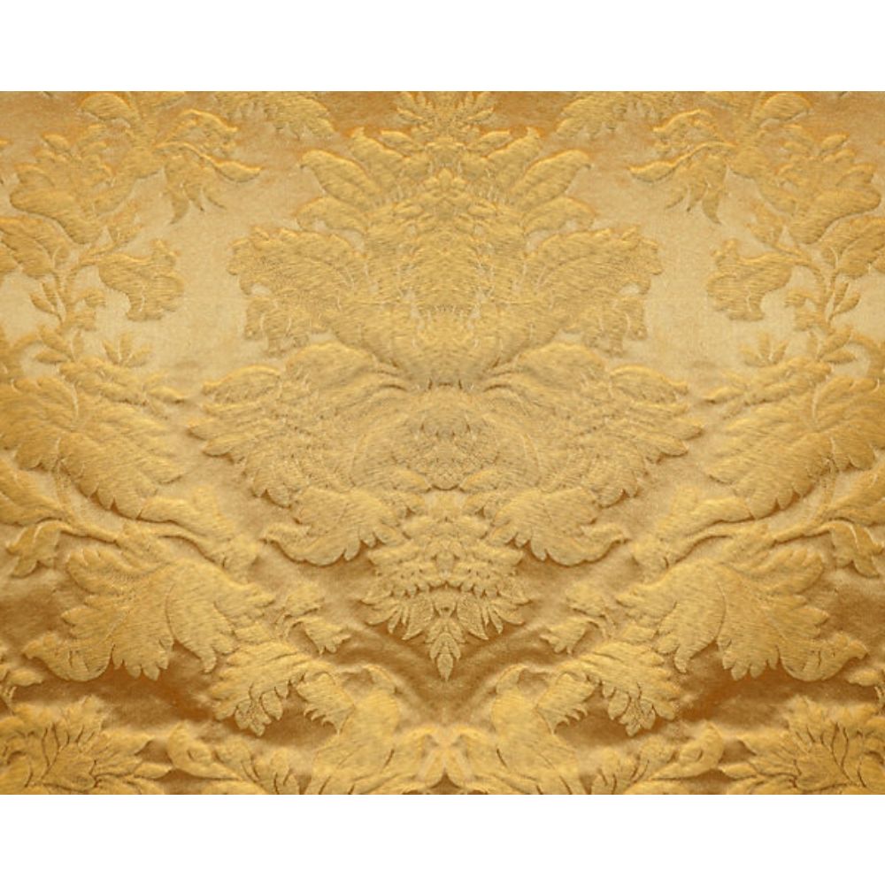 Scalamandre Y0 00866470 Urbino Damask Fabric in Gold