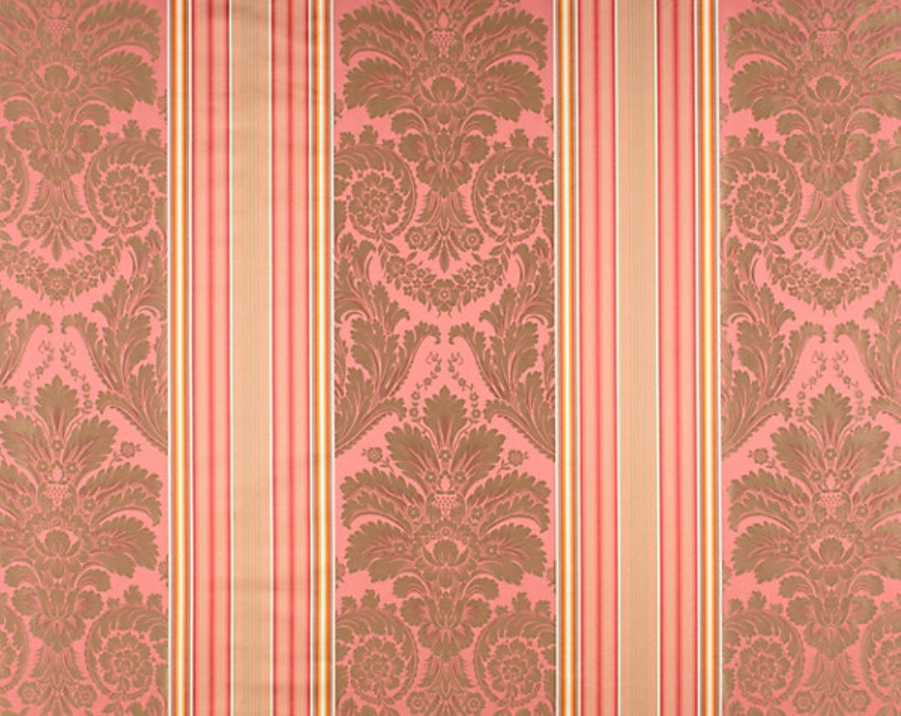 Scalamandre ZA 0081PALA Palazzo Pamphily Stripe Fabric in Grenadine