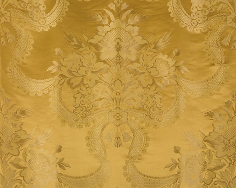 Scalamandre ZA 2156RNAS Reale Nastri Fabric in Gold