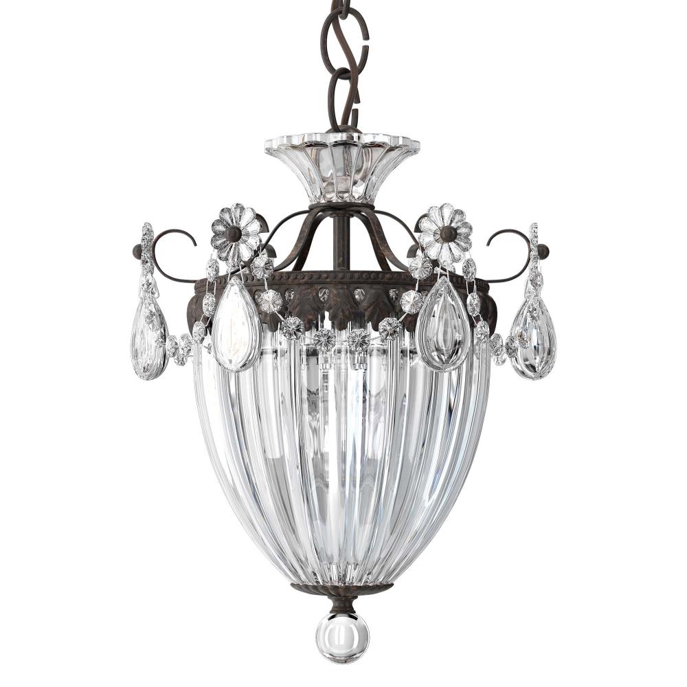 Schonbek 1243-76R Bagatelle 1 Light 12.5in x 10in Pendant in Heirloom Bronze with Clear Radiance Crystals