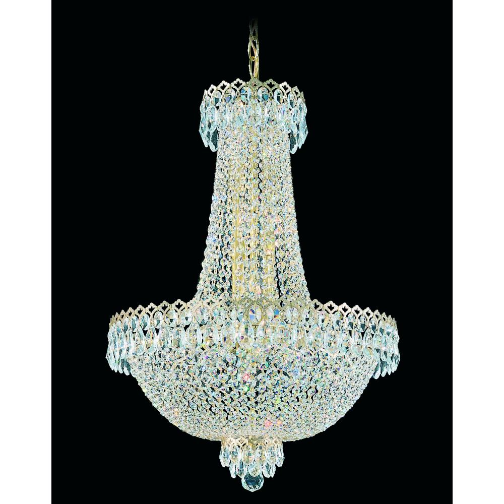 Schonbek 2622-211O Camelot 12 Light 19.5in x 28in Pendant in Polished Gold with Clear Optic Crystals
