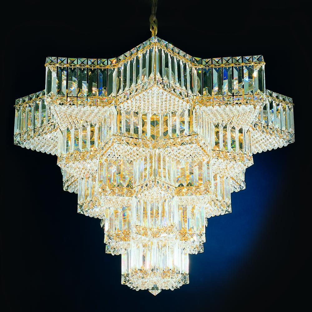 Schonbek 2716-211O Equinoxe 31 Light 29.5in x 23in Pendant in Polished Gold with Clear Optic Crystals