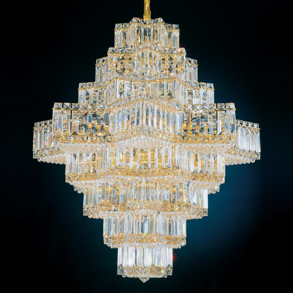 Schonbek 2726-211O Equinoxe 45 Light 29.5in x 36in Pendant in Polished Gold with Clear Optic Crystals