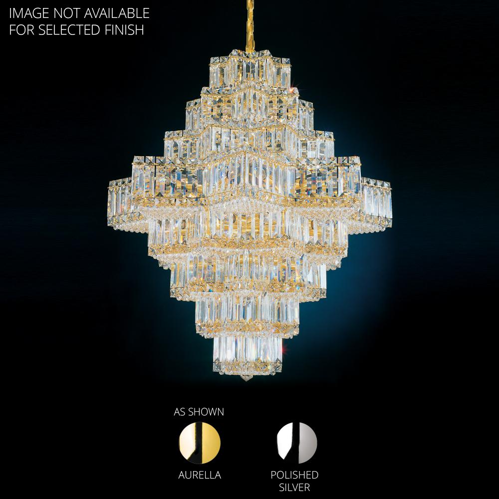 Schonbek 2726-40O Equinoxe 45 Light 29.5in x 36in Pendant in Silver with Clear Optic Crystals