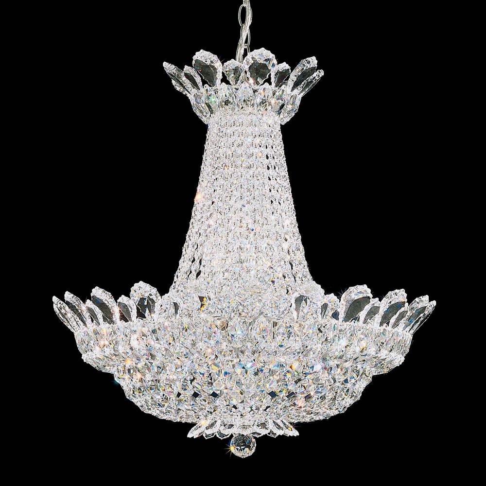 Schonbek 5871H Trilliane 24 Light 24in x 24in Chandelier in Silver with Clear Heritage Handcut Crystals
